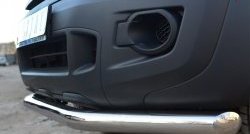 16 499 р. Одинарная защита переднего бампера диаметром 76 мм SLITKOFF Ford Ranger RapCab дорестайлинг (2011-2016)  с доставкой в г. Воронеж. Увеличить фотографию 3