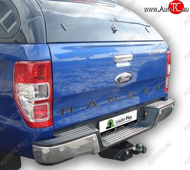 10 299 р. Фаркоп (Limited, Wildtrak) Лидер Плюс. Ford Ranger RapCab рестайлинг (2015-2021) (Без электропакета)  с доставкой в г. Воронеж