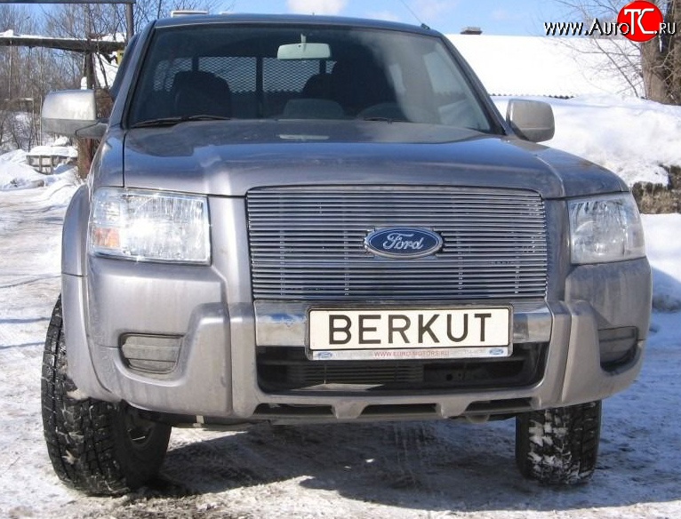 8 999 р. Декоративная вставка решетки радиатора (рестайлинг) Berkut Ford Ranger дорестайлинг (2006-2009)  с доставкой в г. Воронеж