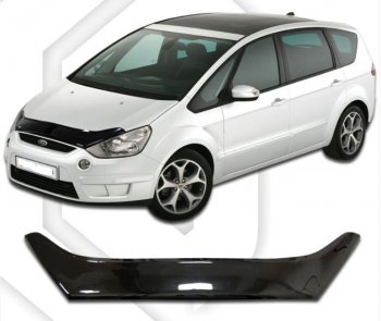 Дефлектор капота CA-Plastic Ford S-Max 1 дорестайлинг (2006-2010)