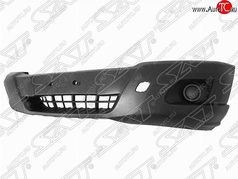 4 949 р. Передний бампер SAT (Тайвань)  Ford Transit (2014-2022) цельнометаллический фургон (Неокрашенный)  с доставкой в г. Воронеж