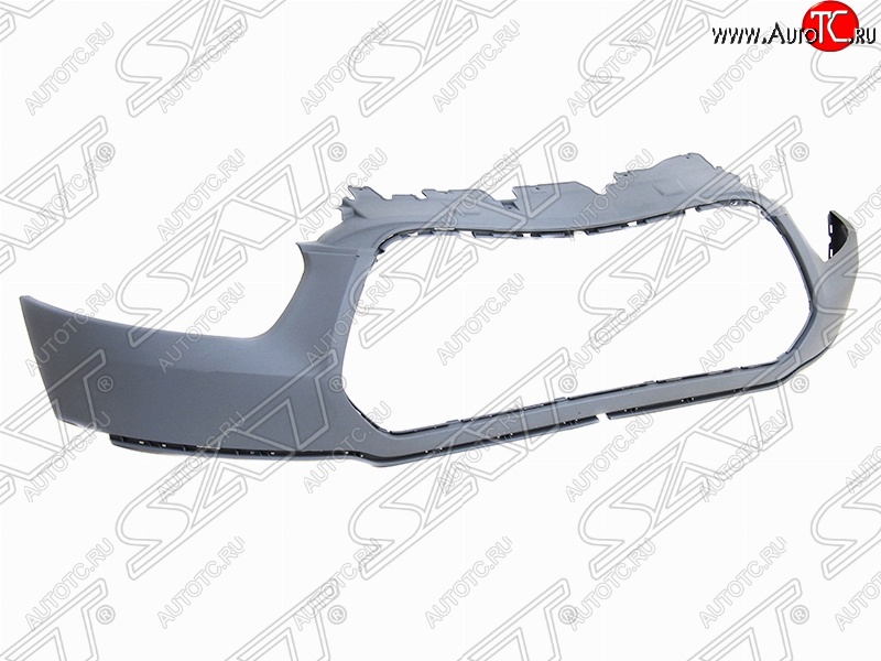 4 199 р. Передний бампер SAT  Ford Transit (2014-2022) цельнометаллический фургон (Неокрашенный)  с доставкой в г. Воронеж