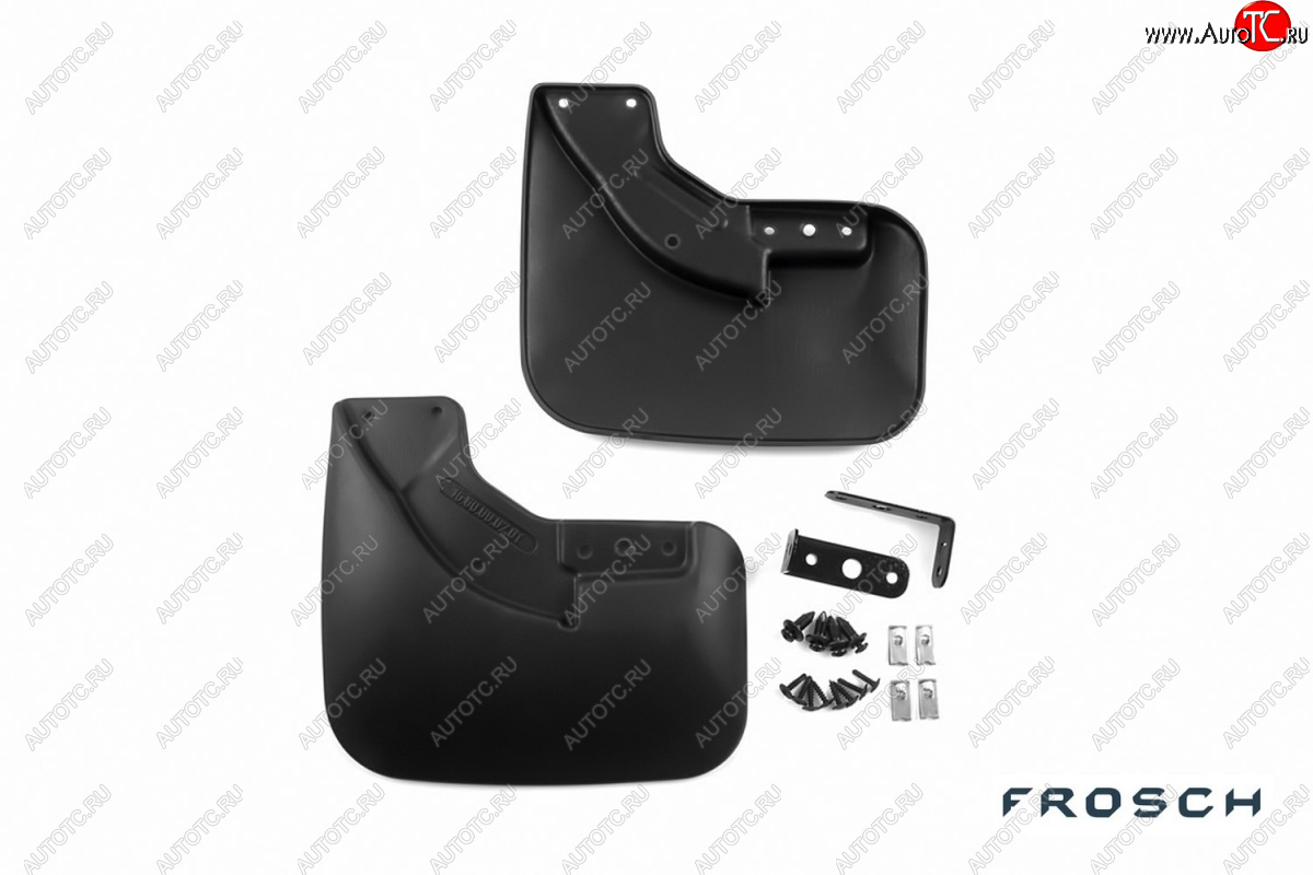4 799 р. Брызговики задние Frosch Optimum  Ford Transit (2014-2022) цельнометаллический фургон (В коробке)  с доставкой в г. Воронеж