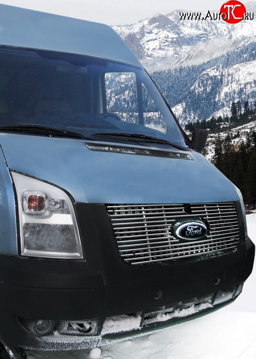 5 534 р. Декоративные вставки решетки радиатора Novline  Ford Transit (2006-2014) цельнометаллический фургон  с доставкой в г. Воронеж