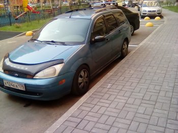 2 819 р. Пластиковые пороги Sport V2 Ford Focus 1 седан дорестайлинг (1998-2002)  с доставкой в г. Воронеж. Увеличить фотографию 3