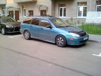 2 819 р. Пластиковые пороги Sport V2 Ford Focus 1 седан дорестайлинг (1998-2002)  с доставкой в г. Воронеж. Увеличить фотографию 4