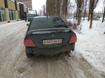 4 089 р. Средний спойлер 2.0 стандарт Mitsubishi Lancer 9 CS седан 2-ой рестайлинг (2005-2009) (Неокрашенный)  с доставкой в г. Воронеж. Увеличить фотографию 8