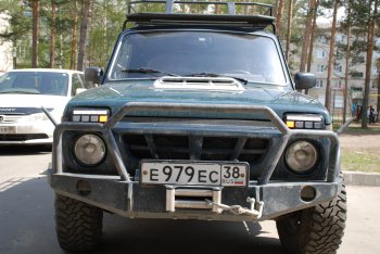 3 299 р. Дневные ходовые огни с поворотниками Тюн-Авто Classic  ВИС 2346 ( бортовой,  фургон,) (1998-2025), ВИС 23461 ( бортовой,  фургон,) (1998-2025), Лада Нива 4х4  2121 (1977-2019), Лада нива 4х4 ( 2131,  2329,  2121-80,  2121 Бронто,  2121,  2121 (Legend)) (1993-2025) (Поворотник в НИЖНЕЙ секции, светится равномерно)  с доставкой в г. Воронеж. Увеличить фотографию 10