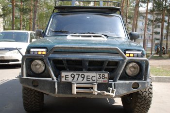 3 299 р. Дневные ходовые огни с поворотниками Тюн-Авто Classic  ВИС 2346 ( бортовой,  фургон,) (1998-2025), ВИС 23461 ( бортовой,  фургон,) (1998-2025), Лада Нива 4х4  2121 (1977-2019), Лада нива 4х4 ( 2131,  2329,  2121-80,  2121 Бронто,  2121,  2121 (Legend)) (1993-2025) (Поворотник в НИЖНЕЙ секции, светится равномерно)  с доставкой в г. Воронеж. Увеличить фотографию 11