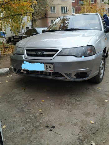 3 399 р. Передний бампер SAT Daewoo Nexia рестайлинг (2008-2015) (Неокрашенный)  с доставкой в г. Воронеж. Увеличить фотографию 3