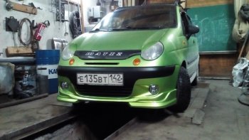 3 999 р. Накладка переднего бампера Sport-Line Daewoo Matiz M100 дорестайлинг (1998-2000)  с доставкой в г. Воронеж. Увеличить фотографию 2