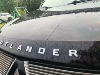 3 299 р. Дефлектор капота NovLine Mitsubishi Outlander XL (CW)  дорестайлинг (2005-2009)  с доставкой в г. Воронеж. Увеличить фотографию 3
