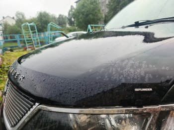 3 299 р. Дефлектор капота NovLine Mitsubishi Outlander XL (CW)  дорестайлинг (2005-2009)  с доставкой в г. Воронеж. Увеличить фотографию 2