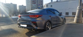 7 499 р. Пластиковые пороги Kudos  KIA Rio  4 FB (2016-2025) дорестайлинг седан, рестайлинг седан (Неокрашенные)  с доставкой в г. Воронеж. Увеличить фотографию 3