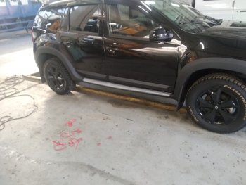 4 649 р. Молдинги дверей Артформ Renault Duster HS дорестайлинг (2010-2015)  с доставкой в г. Воронеж. Увеличить фотографию 4