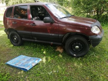 1 199 р. Пороги накладки Autodemic Chevrolet Niva 2123 дорестайлинг (2002-2008) (Текстурная поверхность)  с доставкой в г. Воронеж. Увеличить фотографию 6