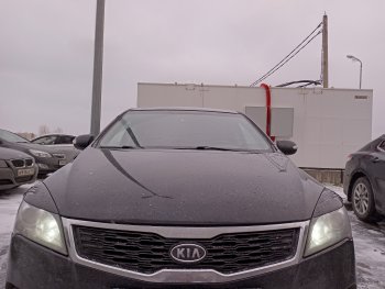 799 р. Реснички на фары KURAJ KIA Ceed 1 ED дорестайлинг, хэтчбэк 5 дв. (2006-2010) (Неокрашенные)  с доставкой в г. Воронеж. Увеличить фотографию 5