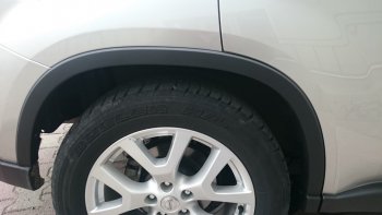 3 789 р. Молдинг арки крыла SAT (Передний, левый) Nissan X-trail 2 T31 дорестайлинг (2007-2011) (Неокрашенный)  с доставкой в г. Воронеж. Увеличить фотографию 2
