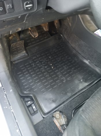 2 399 р. Комплект ковриков салона Element (полиуретан) Toyota Corolla E140 седан дорестайлинг (2007-2010)  с доставкой в г. Воронеж. Увеличить фотографию 4