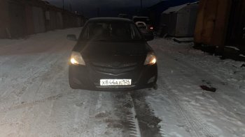 7 449 р. Передний бампер SAT Toyota Belta/Yaris XP90 седан (2005-2012) (Неокрашенный)  с доставкой в г. Воронеж. Увеличить фотографию 2