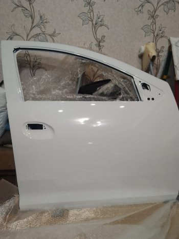 15 249 р. Правая дверь передняя SAT Renault Sandero (B8) дорестайлинг (2014-2018) (Неокрашенная)  с доставкой в г. Воронеж. Увеличить фотографию 2