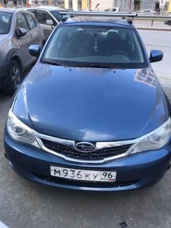 7 349 р. Передний бампер SAT Subaru Impreza GE седан (2007-2012) (Неокрашенный)  с доставкой в г. Воронеж. Увеличить фотографию 2