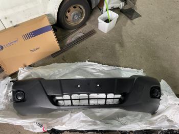 6 999 р. Передний бампер (нижняя часть) EUROBUMP  Ford Transit (2014-2022) цельнометаллический фургон (Неокрашенный)  с доставкой в г. Воронеж. Увеличить фотографию 2