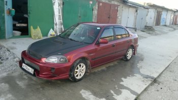 7 299 р. Передний бампер VeilSide Honda Civic EJ,EK,EM седан дорестайлинг (1995-1998) (кузов: седан)  с доставкой в г. Воронеж. Увеличить фотографию 9