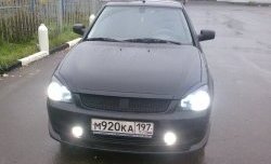 2 099 р. Спойлер переднего бампера Кураж Лада Приора 2172 хэтчбек дорестайлинг (2008-2014) (Неокрашенная)  с доставкой в г. Воронеж. Увеличить фотографию 3