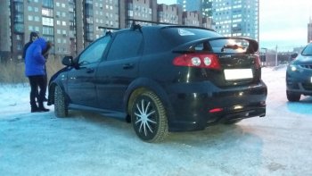 3 099 р. Пороги накладки Атланта Chevrolet Lacetti хэтчбек (2002-2013) (Неокрашенные)  с доставкой в г. Воронеж. Увеличить фотографию 3