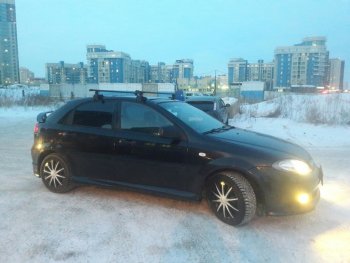 3 099 р. Пороги накладки Атланта Chevrolet Lacetti хэтчбек (2002-2013) (Неокрашенные)  с доставкой в г. Воронеж. Увеличить фотографию 4