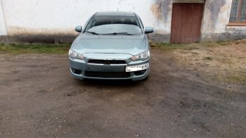 959 р. Подиум гос. номера EVO №1 Mitsubishi Lancer 10 CY седан дорестайлинг (2007-2010) (Гладкий пластик)  с доставкой в г. Воронеж. Увеличить фотографию 6