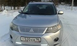2 849 р. Накладка переднего бампера Sport Mitsubishi Outlander XL (CW)  дорестайлинг (2005-2009) (Неокрашенная)  с доставкой в г. Воронеж. Увеличить фотографию 8