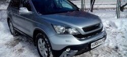 1 299 р. Реснички Sport на фары Honda CR-V RE1,RE2,RE3,RE4,RE5,RE7 дорестайлинг (2007-2010) (Неокрашенные)  с доставкой в г. Воронеж. Увеличить фотографию 2