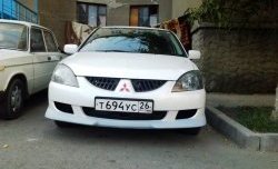 5 499 р. Накладка переднего бампера M-VRS  Mitsubishi Lancer  9 CS (2003-2005) седан 1-ый рестайлинг, универсал 1-ый рестайлинг (Неокрашенная)  с доставкой в г. Воронеж. Увеличить фотографию 4