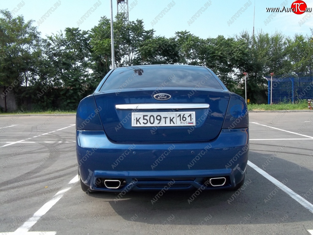 17 999 р. Задний бампер M-VRS Ford Focus 2  седан дорестайлинг (2004-2008) (Неокрашенный)  с доставкой в г. Воронеж