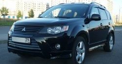 2 849 р. Накладка переднего бампера Sport Mitsubishi Outlander XL (CW)  дорестайлинг (2005-2009) (Неокрашенная)  с доставкой в г. Воронеж. Увеличить фотографию 12