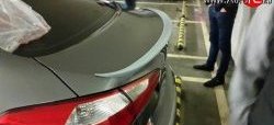 2 169 р. Лип спойлер M-VRS V1 KIA Cerato 3 YD дорестайлинг седан (2013-2016) (Неокрашенный)  с доставкой в г. Воронеж. Увеличить фотографию 2