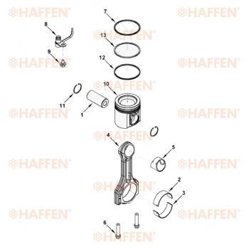 689 р. Форсунка охлаждения поршня ISF2.8 (5257526) HAFFEN ГАЗ Соболь 2217 автобус 1-ый рестайлинг (2003-2010)  с доставкой в г. Воронеж. Увеличить фотографию 4