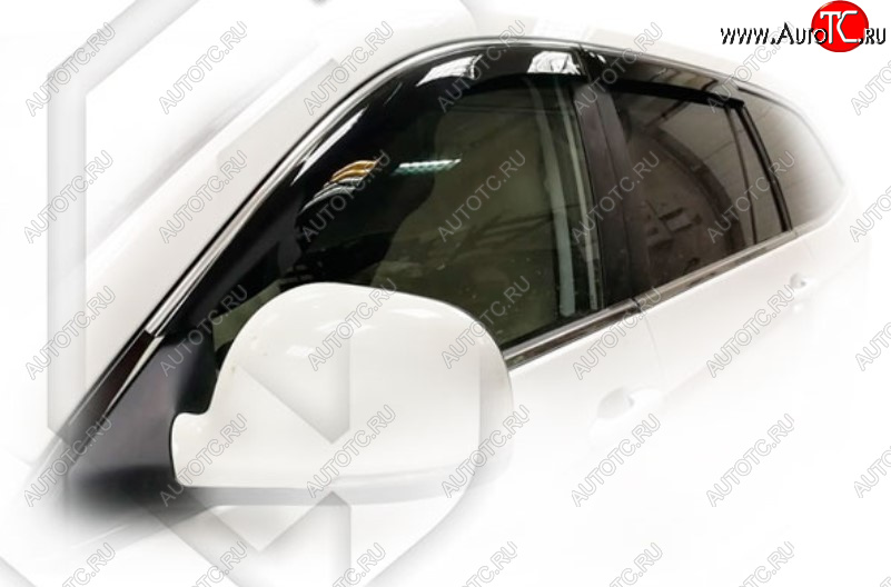 1 999 р. Дефлектора окон CA-Plastic  Foton Sauvana (2014-2020) (Classic полупрозрачный, Без хром молдинга)  с доставкой в г. Воронеж