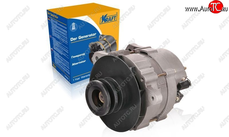 4 999 р. Генератор (80A) (ДВС 402) KRAFT ГАЗ 31105 Волга рестайлинг (2007-2009)  с доставкой в г. Воронеж