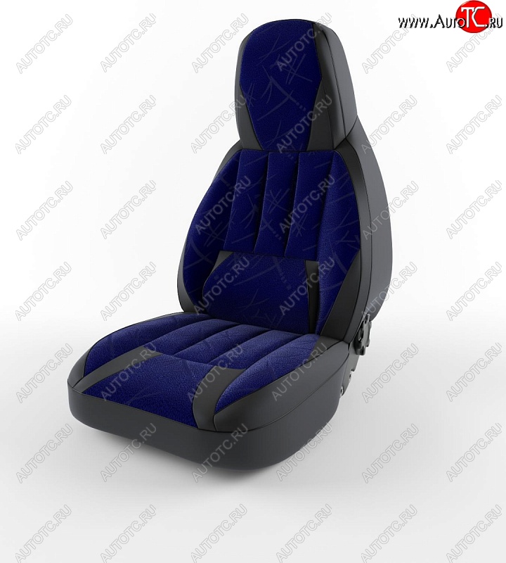 5 999 р. Чехлы для сидений  31105 Lord Autofashion Форсаж (экокожа)  ГАЗ 31105  Волга (2003-2009) дорестайлинг, рестайлинг (Черный, вставка флок Фиолетовый кедр)  с доставкой в г. Воронеж
