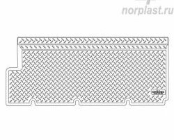 1 599 р. Коврик салонный Norplast (задний)  ГАЗ ГАЗель  2705 (1995-2010) дорестайлинг цельнометаллический фургон, 1-ый рестайлинг цельнометаллический фургон (Черный)  с доставкой в г. Воронеж. Увеличить фотографию 2