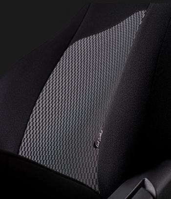3 799 р. Чехлы для сидений Lord Autofashion Дублин (жаккард, 3 места)  ГАЗ ГАЗель ( 3302,  2705,  2705,Бизнес,  3302,Бизнес) (2003-2025) 1-ый рестайлинг бортовой , 1-ый рестайлинг цельнометаллический фургон, 2-ой рестайлинг цельнометаллический фургон, 2-ой рестайлинг шасси (черный/прямоугольник черный)  с доставкой в г. Воронеж. Увеличить фотографию 2