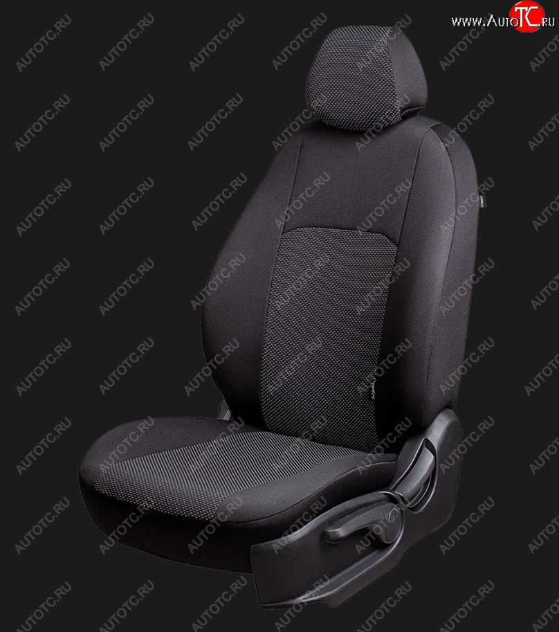 4 199 р. Чехлы для сидений Lord Autofashion Дублин (жаккард, 3 места)  ГАЗ ГАЗель ( 3302,  2705,  2705,Бизнес,  3302,Бизнес) (2003-2025) 1-ый рестайлинг бортовой , 1-ый рестайлинг цельнометаллический фургон, 2-ой рестайлинг цельнометаллический фургон, 2-ой рестайлинг шасси (черный/ёж белый)  с доставкой в г. Воронеж