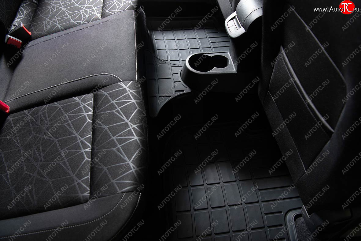 1 989 р. Коврики в салон SeiNtex (полиуретан)  Geely Atlas Pro  NL3 (2019-2025) (Черный)  с доставкой в г. Воронеж
