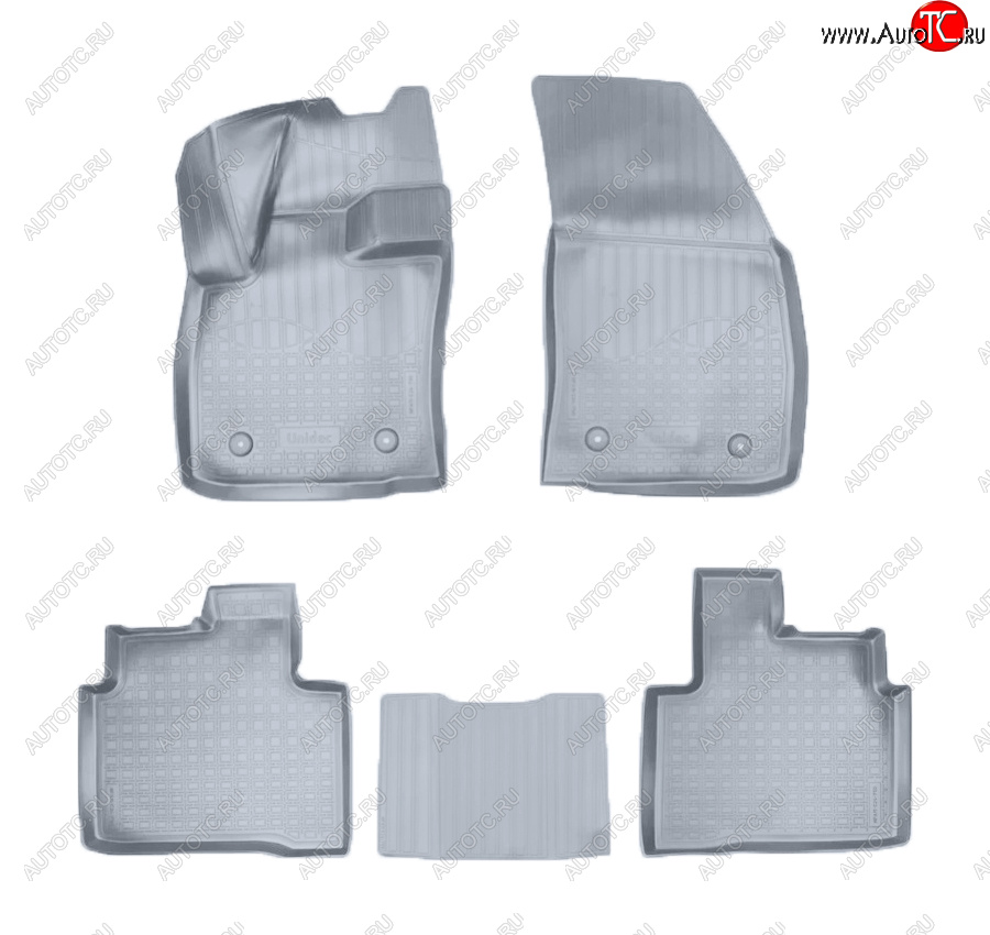 3 089 р. Коврики салона Norplast Unidec  Geely Tugella  FY11,HPBA4 (2019-2025) дорестайлинг, рестайлинг (Цвет: серый)  с доставкой в г. Воронеж