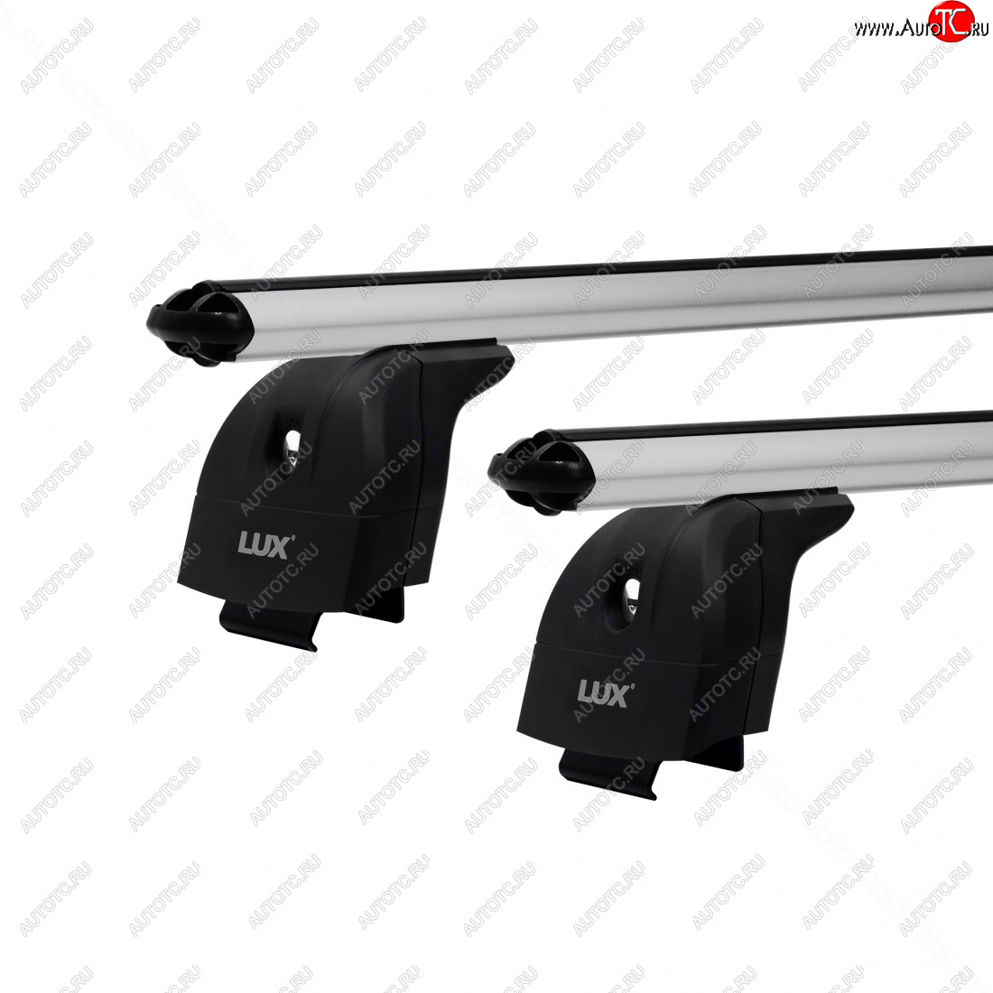 15 489 р. Багажник на крышу с низкими рейлингами сборе LUX  Geely Tugella  FY11,HPBA4 (2019-2025) дорестайлинг, рестайлинг (дуги аэро-классик 120 см, с замком, серебро)  с доставкой в г. Воронеж