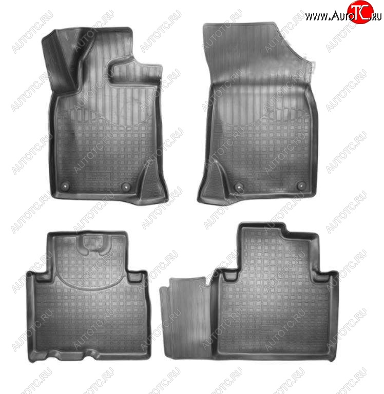 2 359 р. Коврики салонные Noplast Geely Atlas NL3 (2016-2022) (Черный)  с доставкой в г. Воронеж