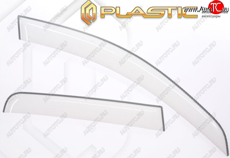 2 159 р. Дефлектора окон CA-Plastic Geely Coolray SX11 дорестайлинг (2018-2023) (Шелкография белая, Без хром молдинга)  с доставкой в г. Воронеж